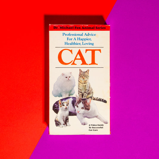 Professional Advice For A Happier, Healthier, Loving Cat, by Dr. Michael Fox, 1987 (VHS)