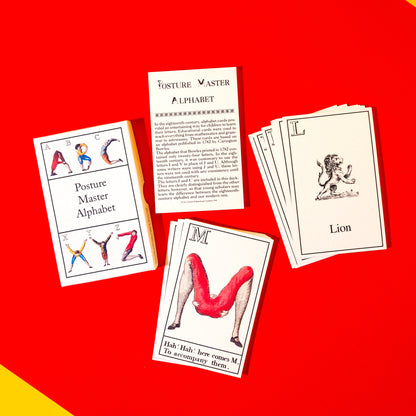 Posture Master Alphabet Card Deck