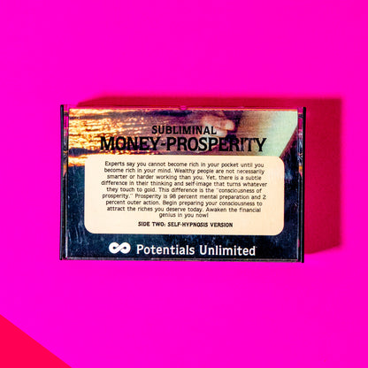 Subliminal Persuasion/Self-Hypnosis: Money-Prosperity, by Potentials Unlimited (Audio Cassette)
