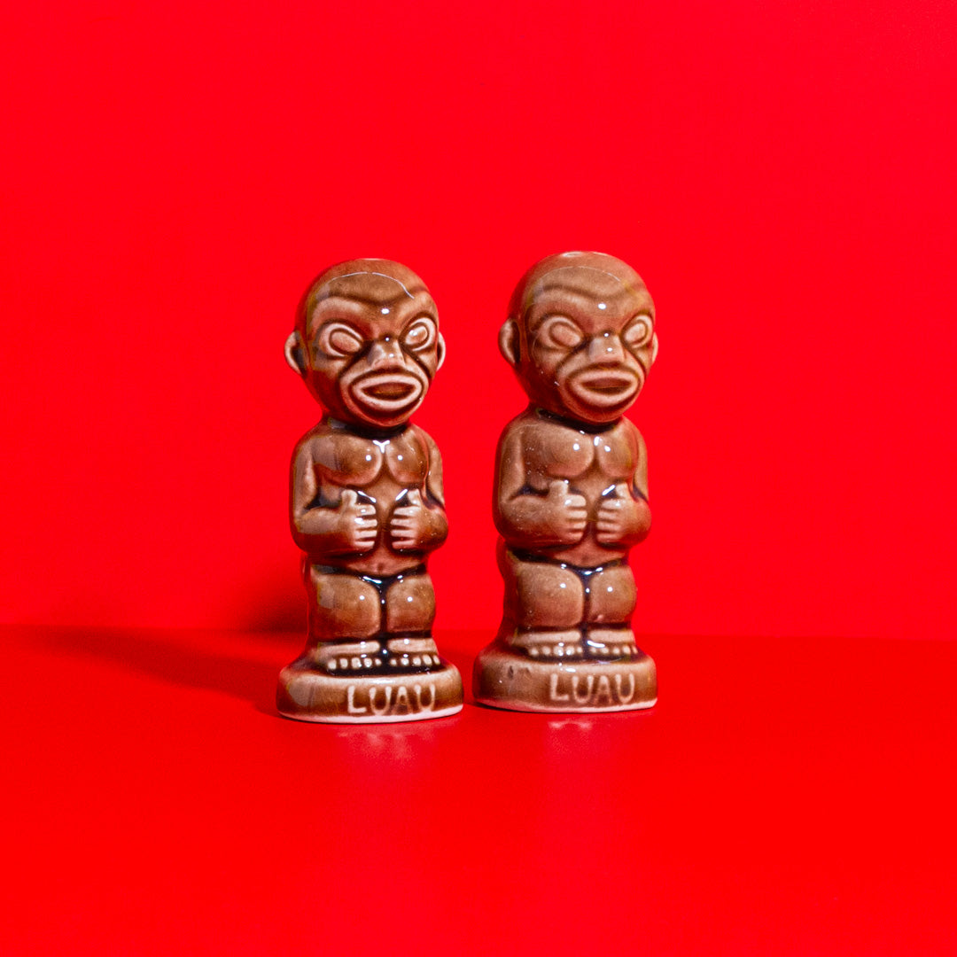 Tiki Luau Salt & Pepper Shakers