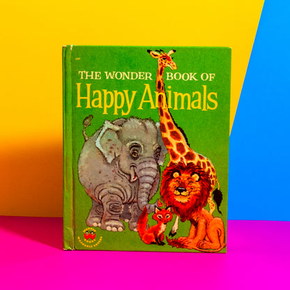 Wonder Books: The Wonder Book of Happy Animals (Book)