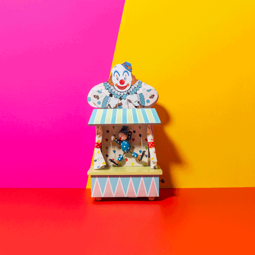 Puppeteer Clown Music Box